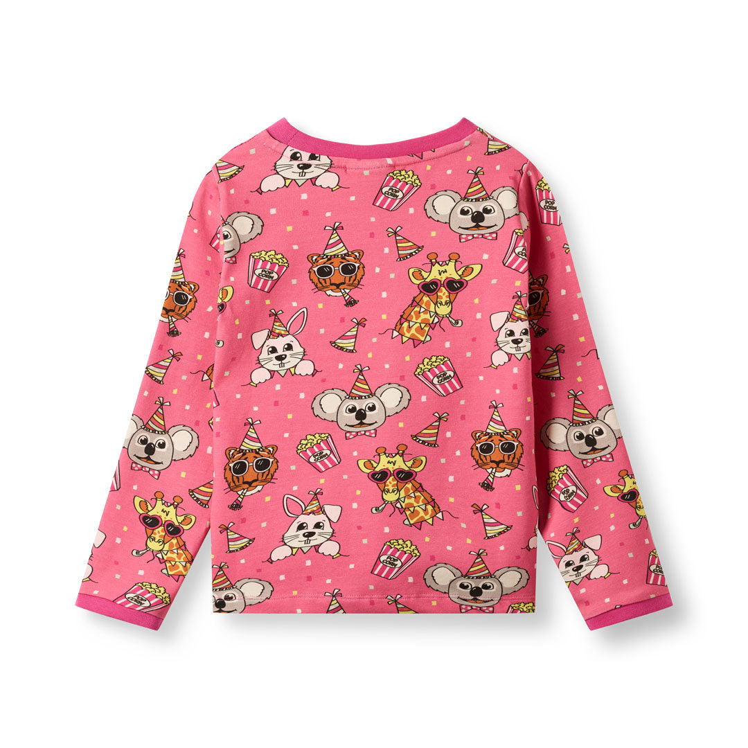 Elstar long-sleeved top with festive animals