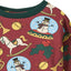 Gala long-sleeved top with Christmas
