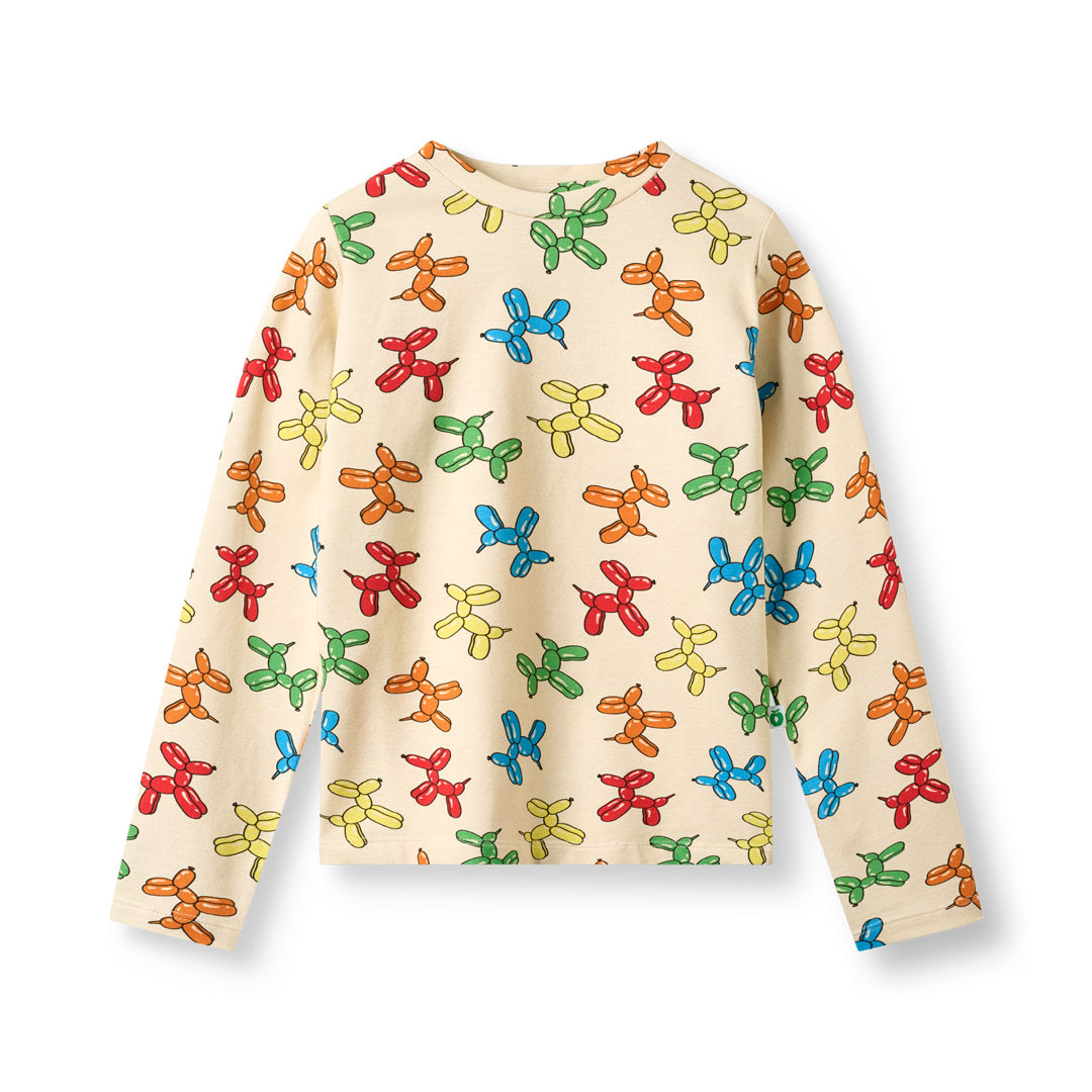 Gala long-sleeved top with balloon animals