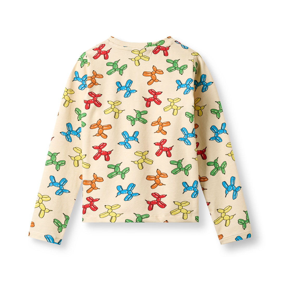 Gala long-sleeved top with balloon animals