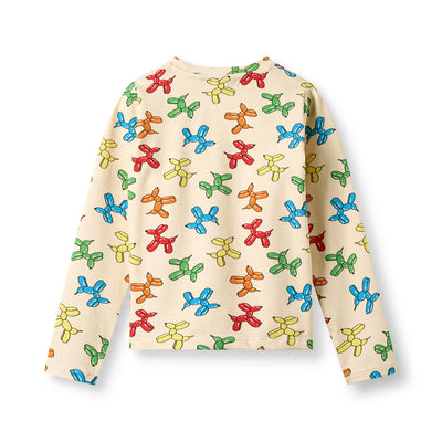 Gala long-sleeved top with balloon animals