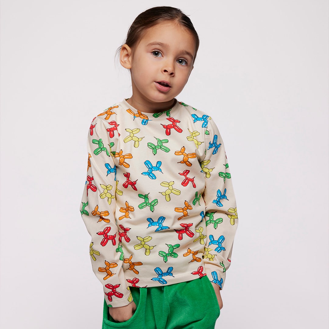 Gala long-sleeved top with balloon animals