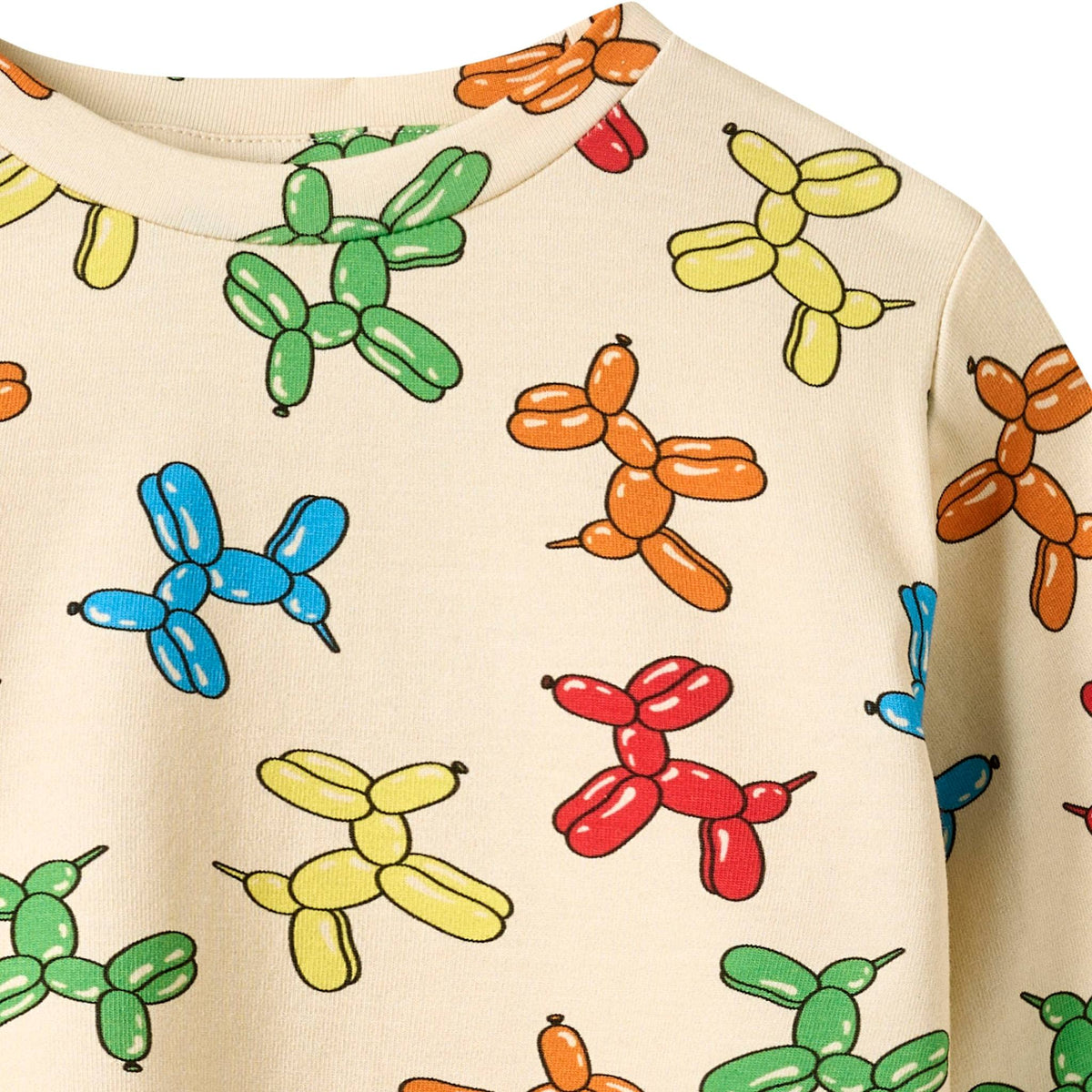 Gala long-sleeved top with balloon animals