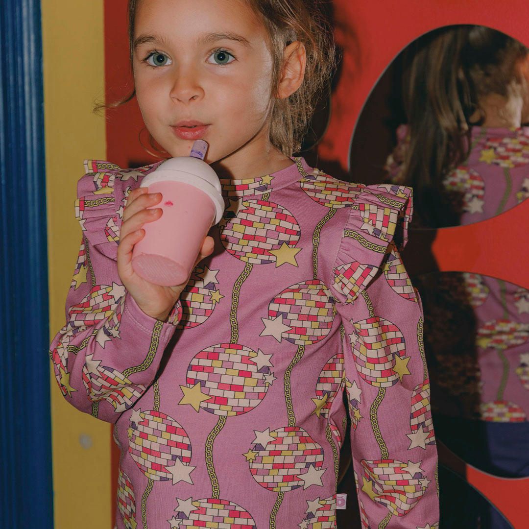 Regent long-sleeved top with disco balls