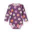 Elstar long-sleeved baby body with apples
