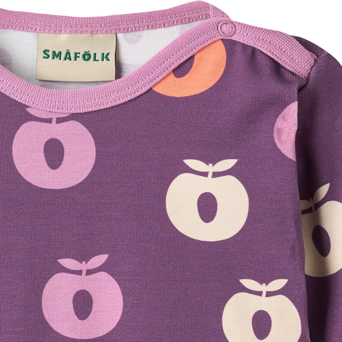 Elstar long-sleeved baby body with apples