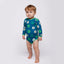 Elstar long-sleeved baby body with apples