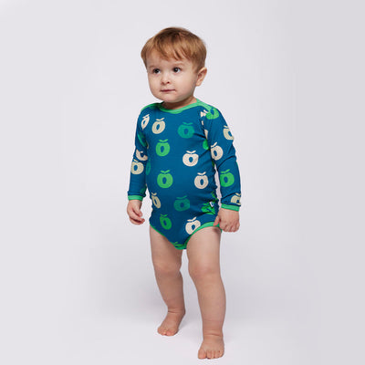 Elstar long-sleeved baby body with apples
