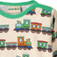 Elstar long-sleeved baby body with trains