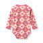 Elstar long-sleeved baby body with teddy bears