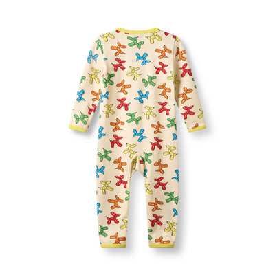 Elstar long-sleeved baby suit with balloon animals