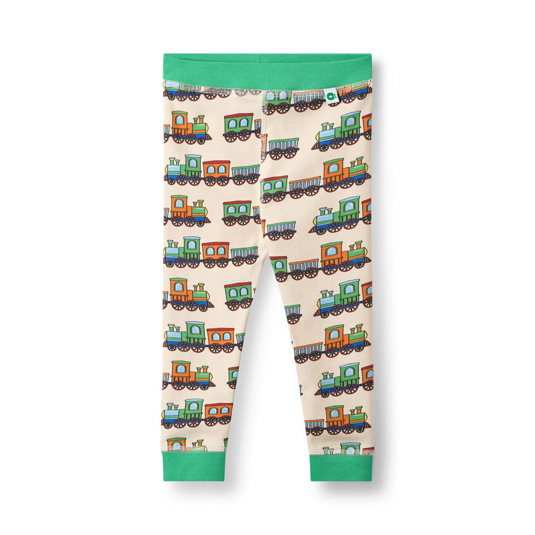 Elstar baby leggings with trains