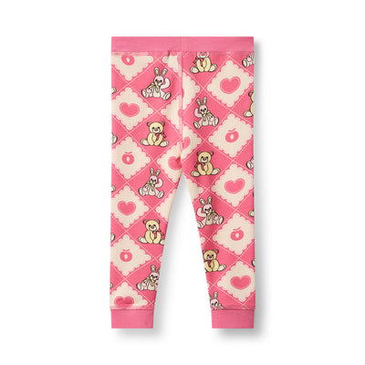 Elstar baby leggings with teddy bears