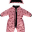 Baby winter suit with Apples
