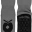 Non-slip ankle socks with big apple