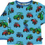 Long-sleeved blouse with tractor