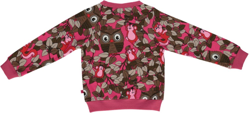 Sweatshirt with owl in tree