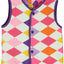 Reversible padded vest Flower