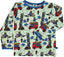 Long-sleeved blouse with firemen
