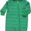 Quilted thermo suit for baby with apples