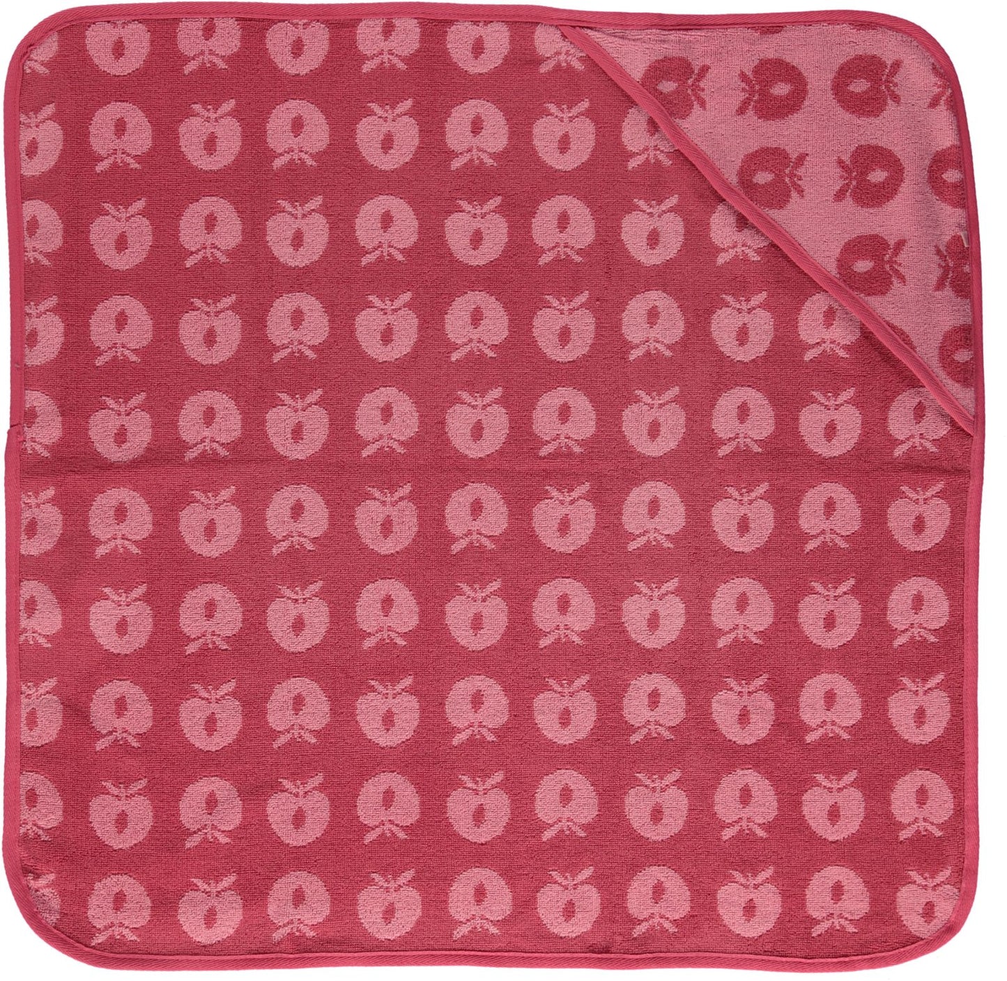 Baby towel with apples