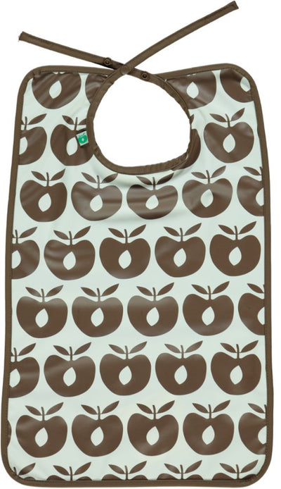 Large bib with apples PU