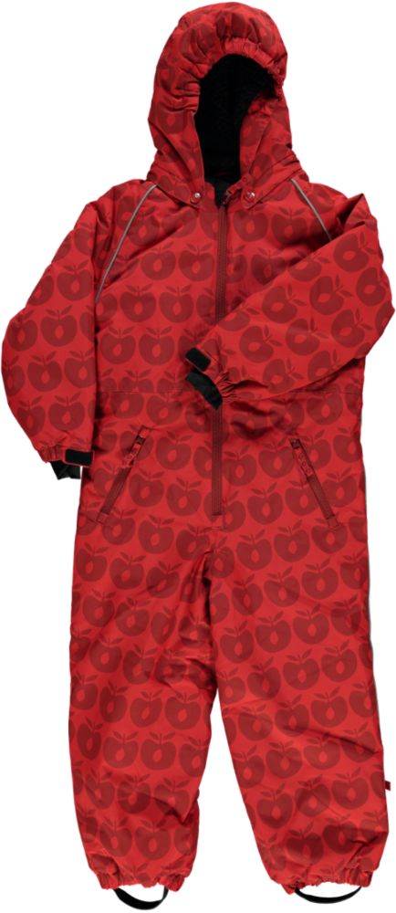 Children's snowsuit with apples