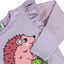 Long-sleeved top with hedgehogs