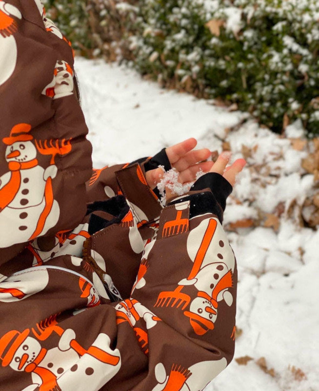 Snowsuit for toddlers with snowmen