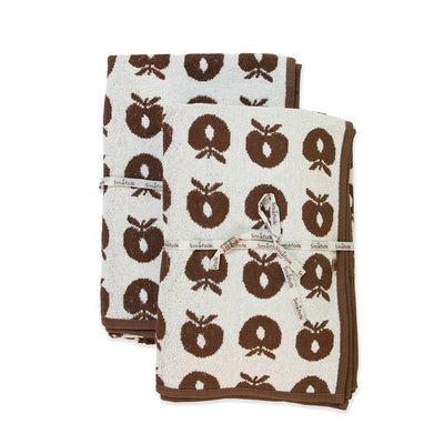 2 pack towel 70x140 with apples