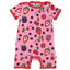 Short-sleeved baby suit with berries