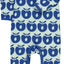 Long-sleeved baby suit with retro apples