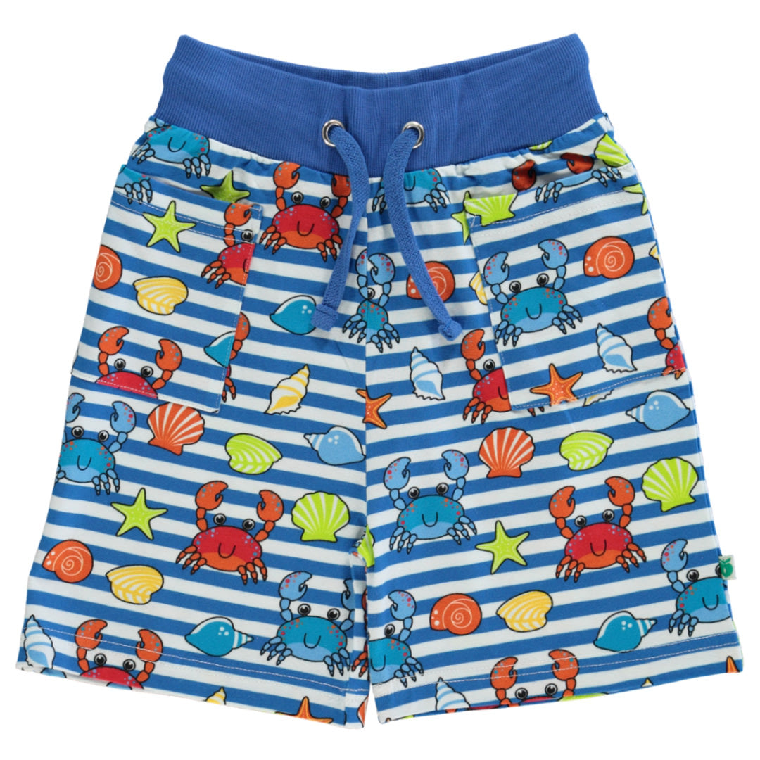 Shorts with crabs