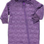 Quilted thermo suit for baby with apples