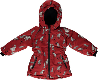 Winter Jacket with unicorns