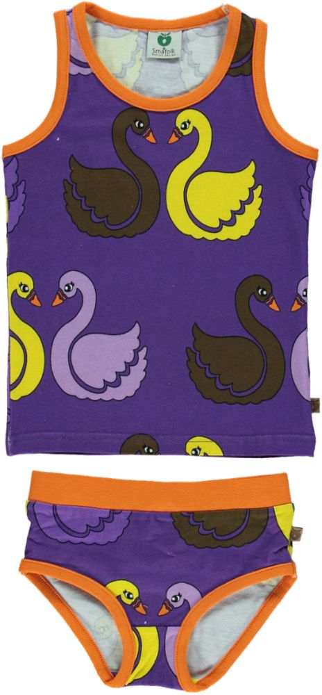 Underwear with swan