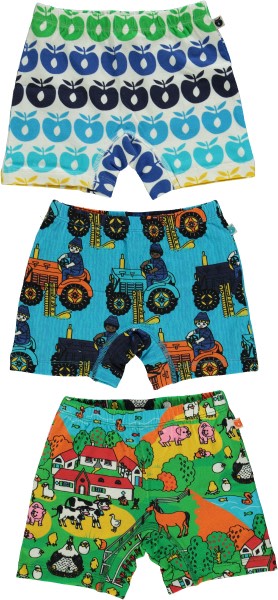 3 Pack Boys Underpants, Multiple Prints