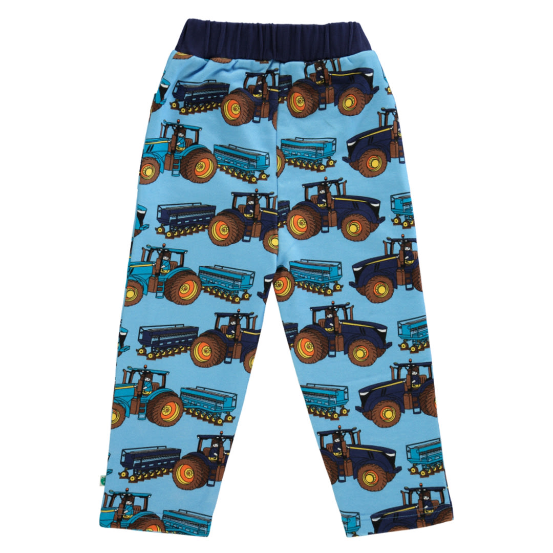 Sweatpants with tractors