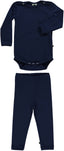 Set with long-sleeved baby body and leggings