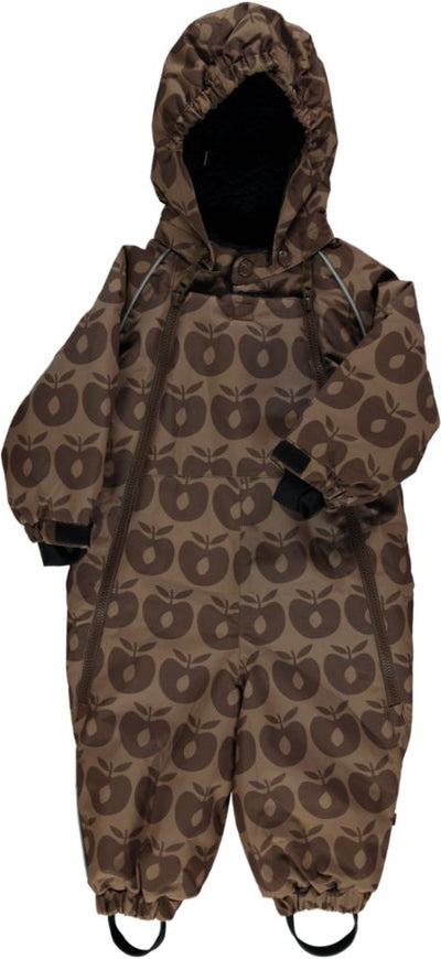 Snowsuit for toddlers with apples