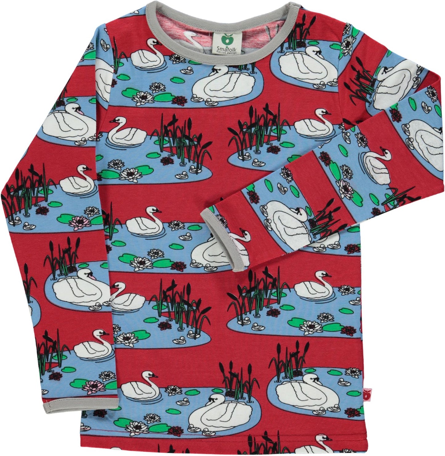 T-shirt with Swans