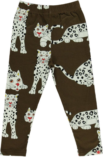 Leggings with snow leopards