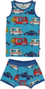 Underwear set with emergency vehicles