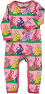 Long-sleeved baby suit with rabbits