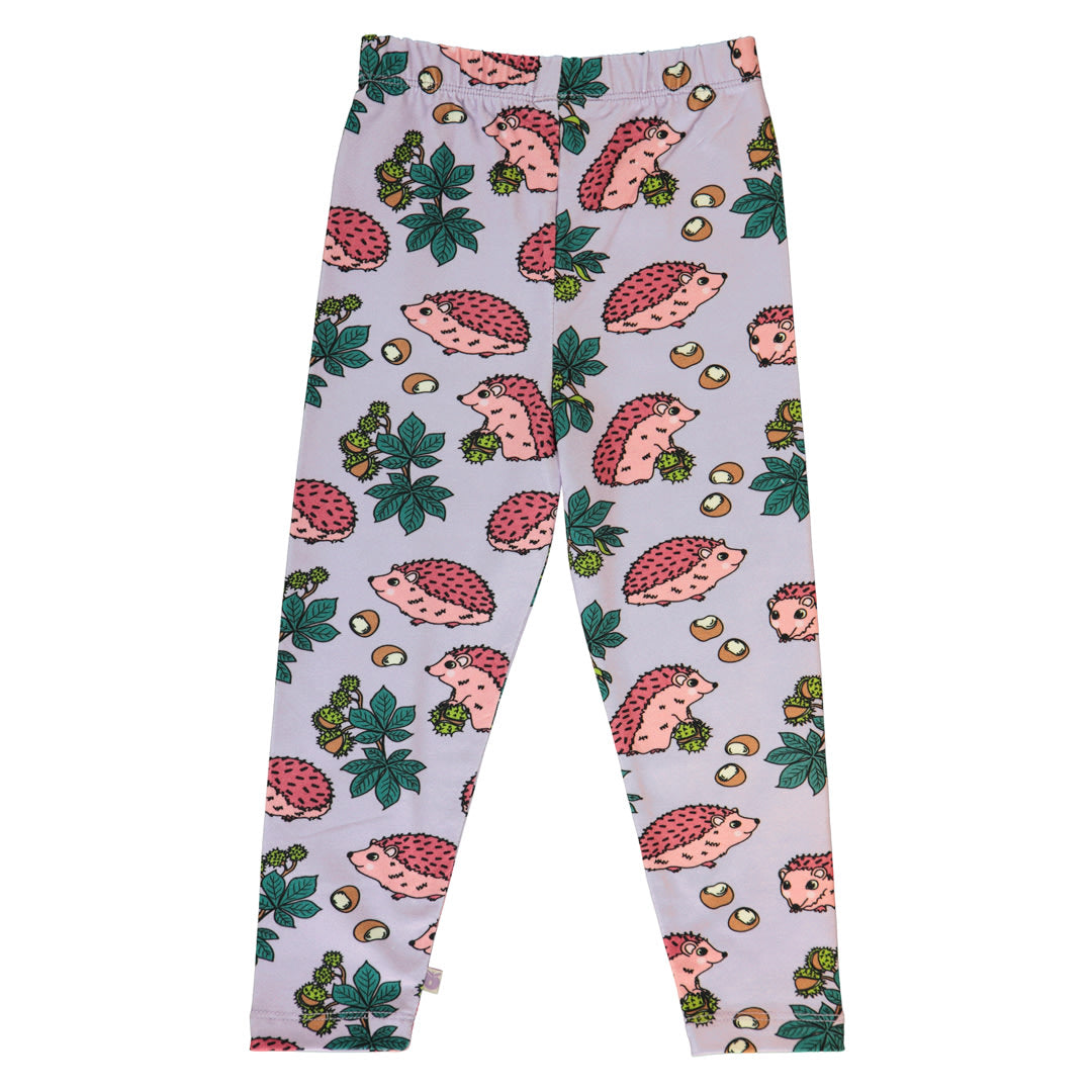 Leggings for children with hedgehogs