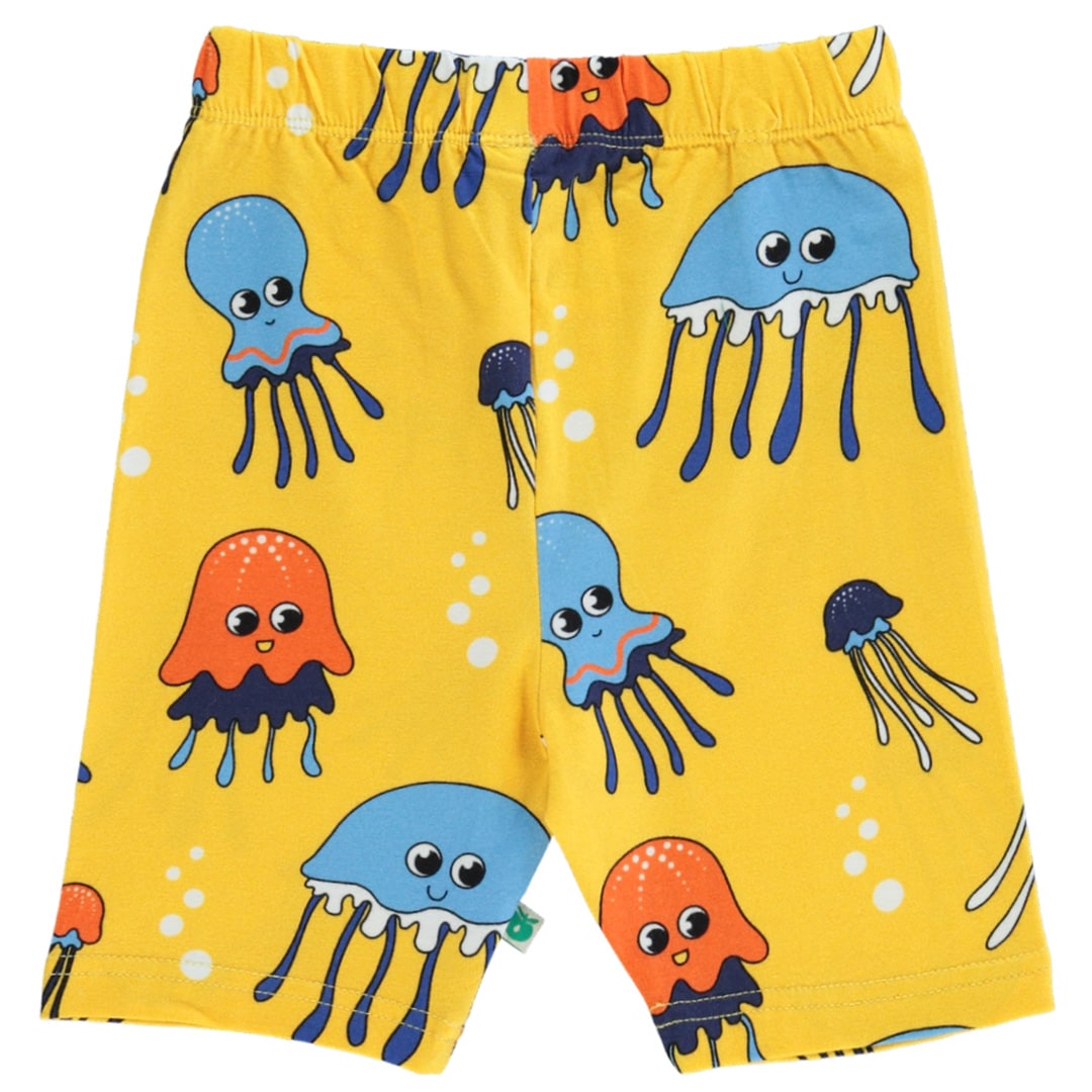 Cycling shorts with jellyfish