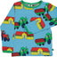 Long-sleeved blouse with tractor