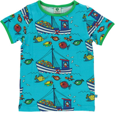 T-shirt med fisherman