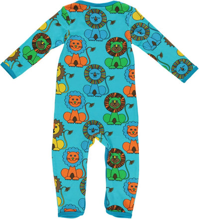 Long-sleeved baby suit with lions