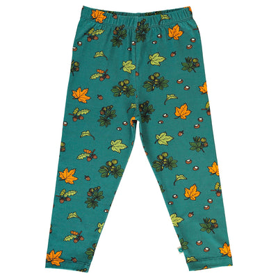 Leggings for children with Fall leaves